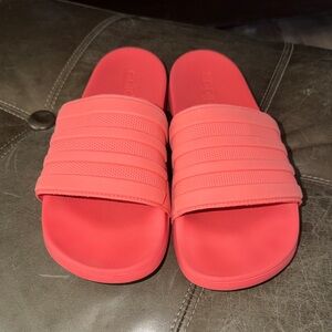 adidas Coral Pink Slide Sandals